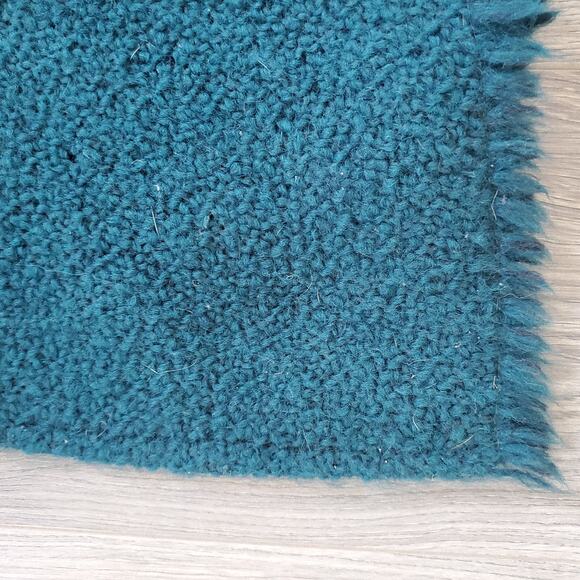 Boyne Valley Weavers Poncho Womens One Size Wool Handmade Ireland Ceramic Button - Picture 8 of 10